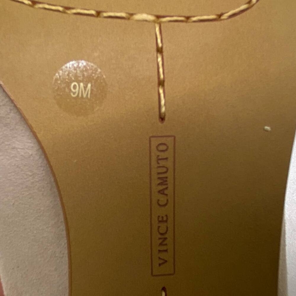 Vince Camuto Tan Nahara Corset Block Heels 9 - Picture 7 of 7